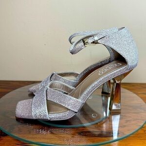 Franco Sarto Rania Ankle Strap Sandal in Gold
